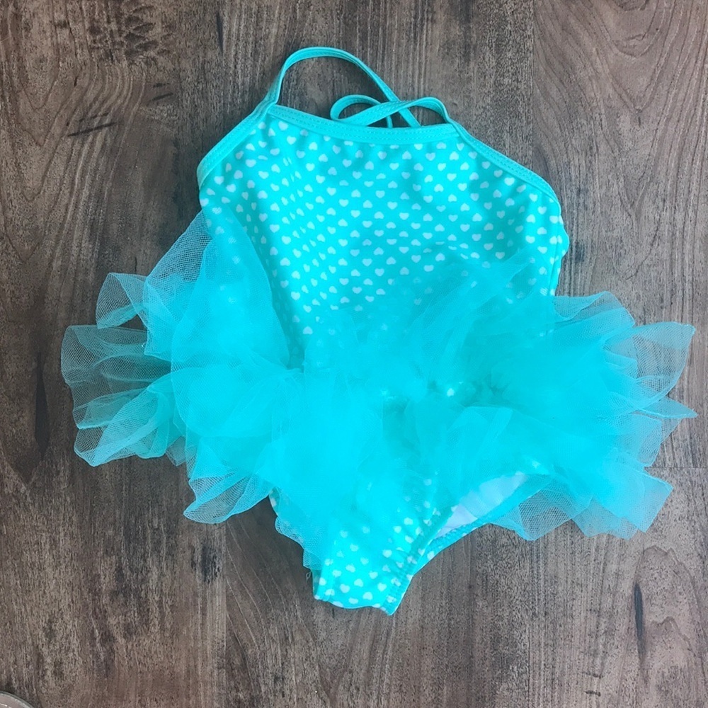Tutu baby swim one piece suit π